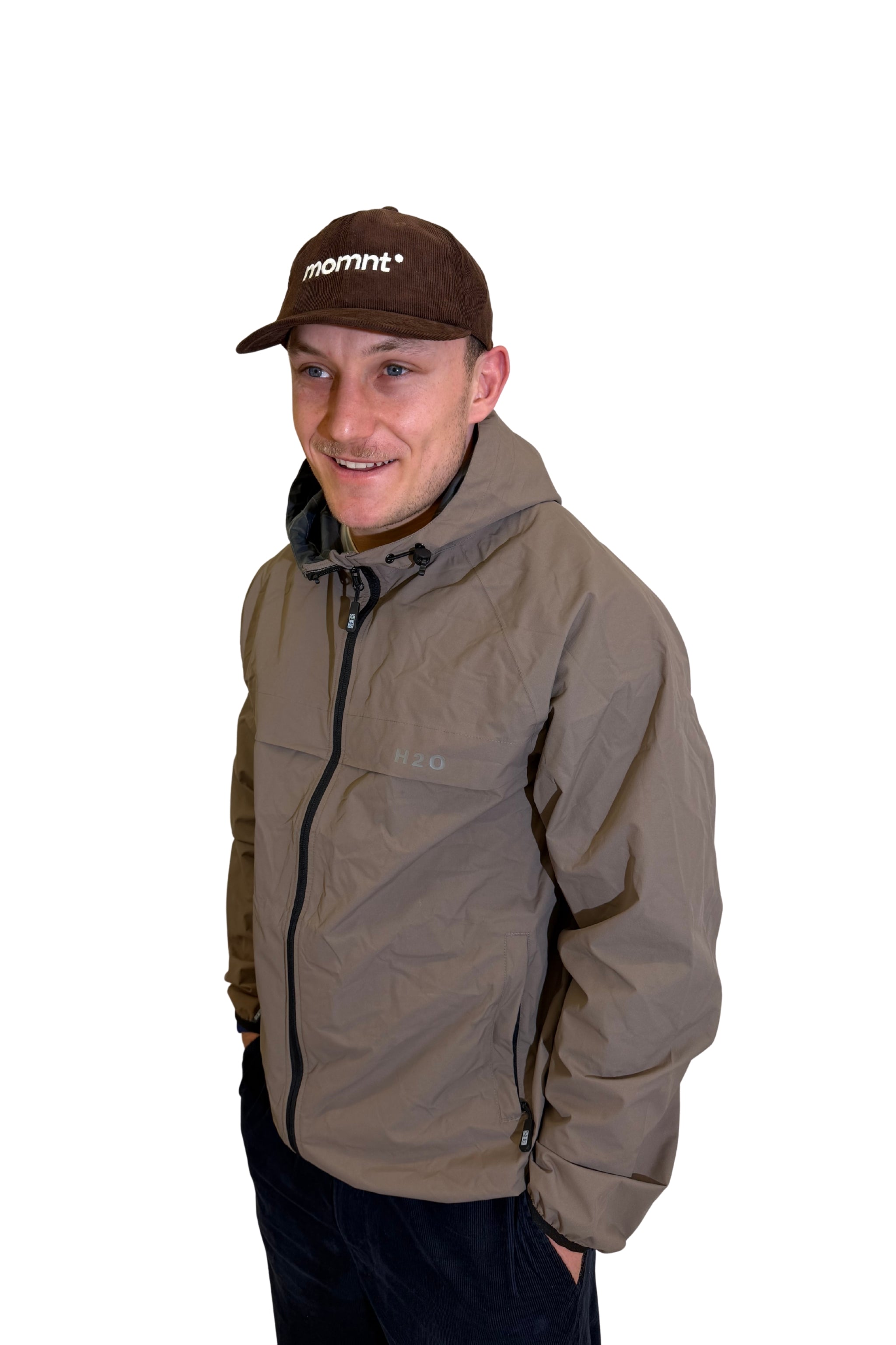 Brown Corduroy Cap | MOMNT