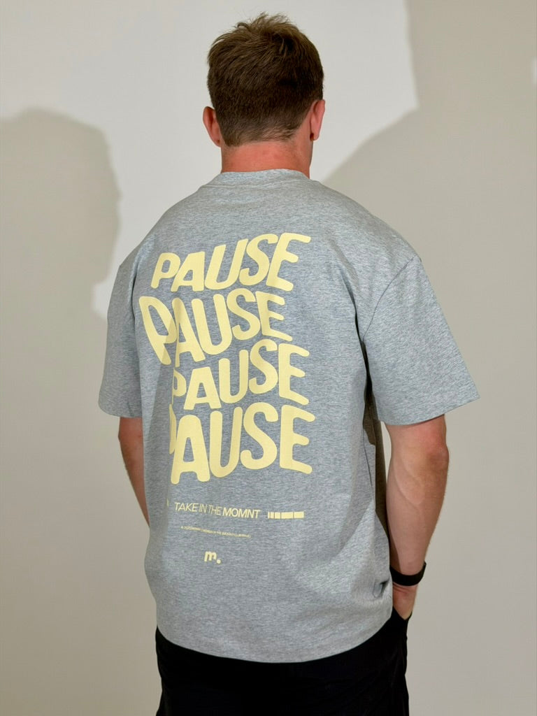 Pause Heavyweight Oversized Graphic T-Shirt