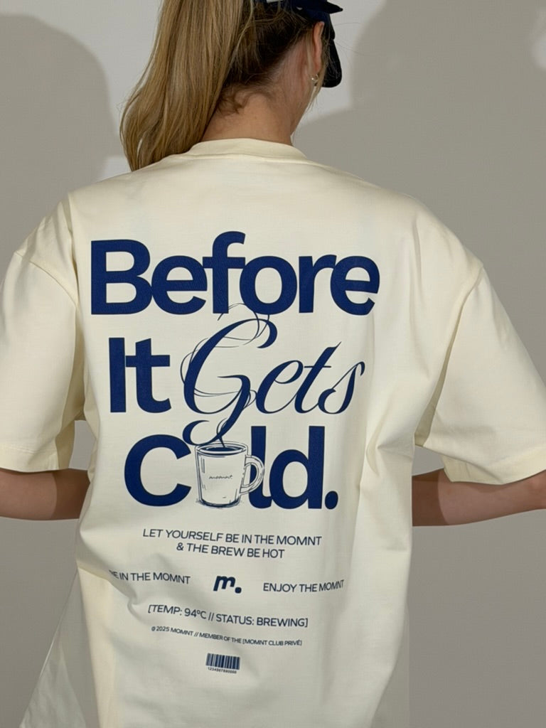 Before It Gets Cold Heavyweight Oversized Graphic T-Shirt