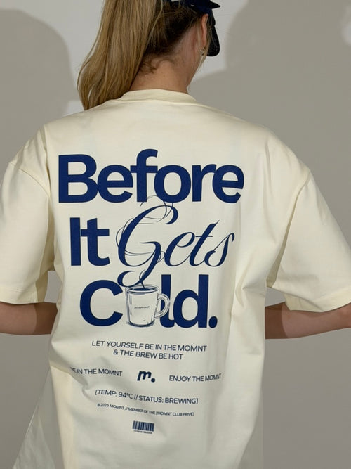 Before It Gets Cold Heavyweight Oversized Graphic T-Shirt