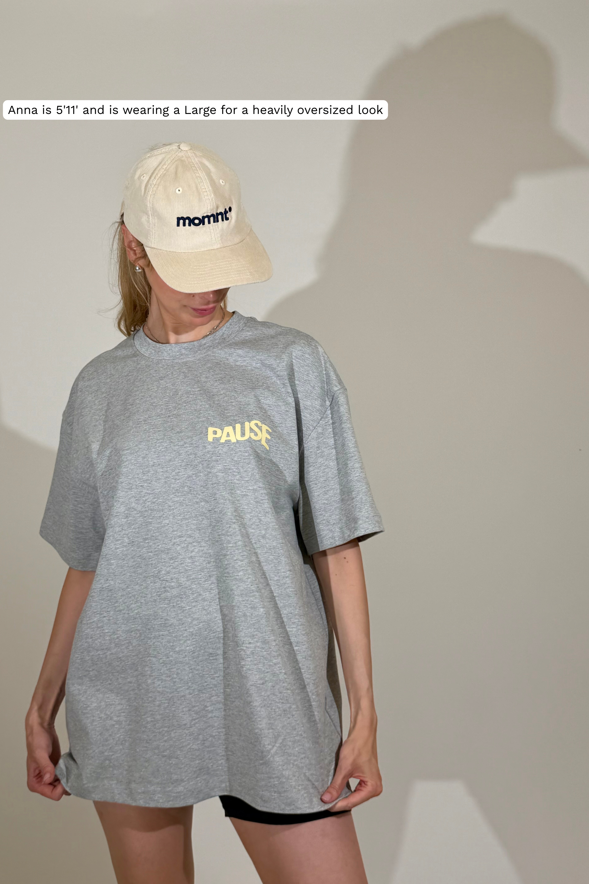 Pause Heavyweight Oversized Graphic T-Shirt