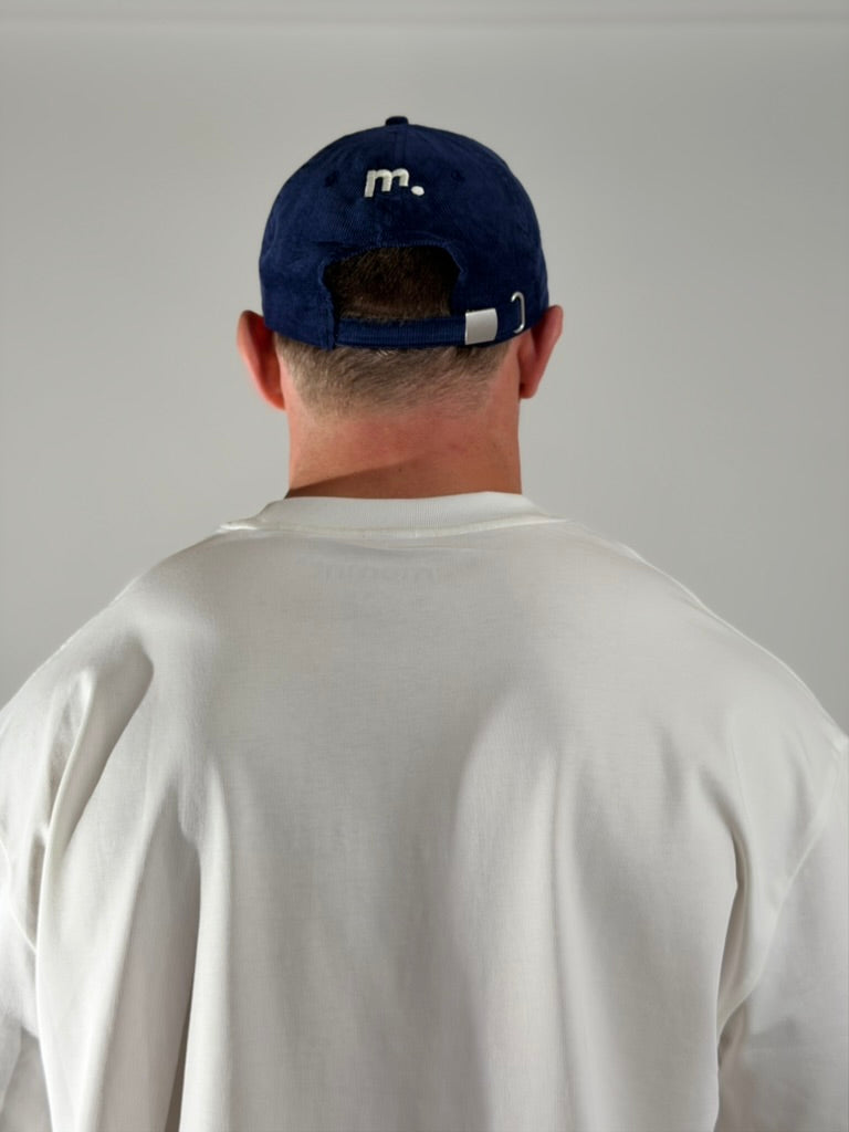 Navy Corduroy Cap | MOMNT