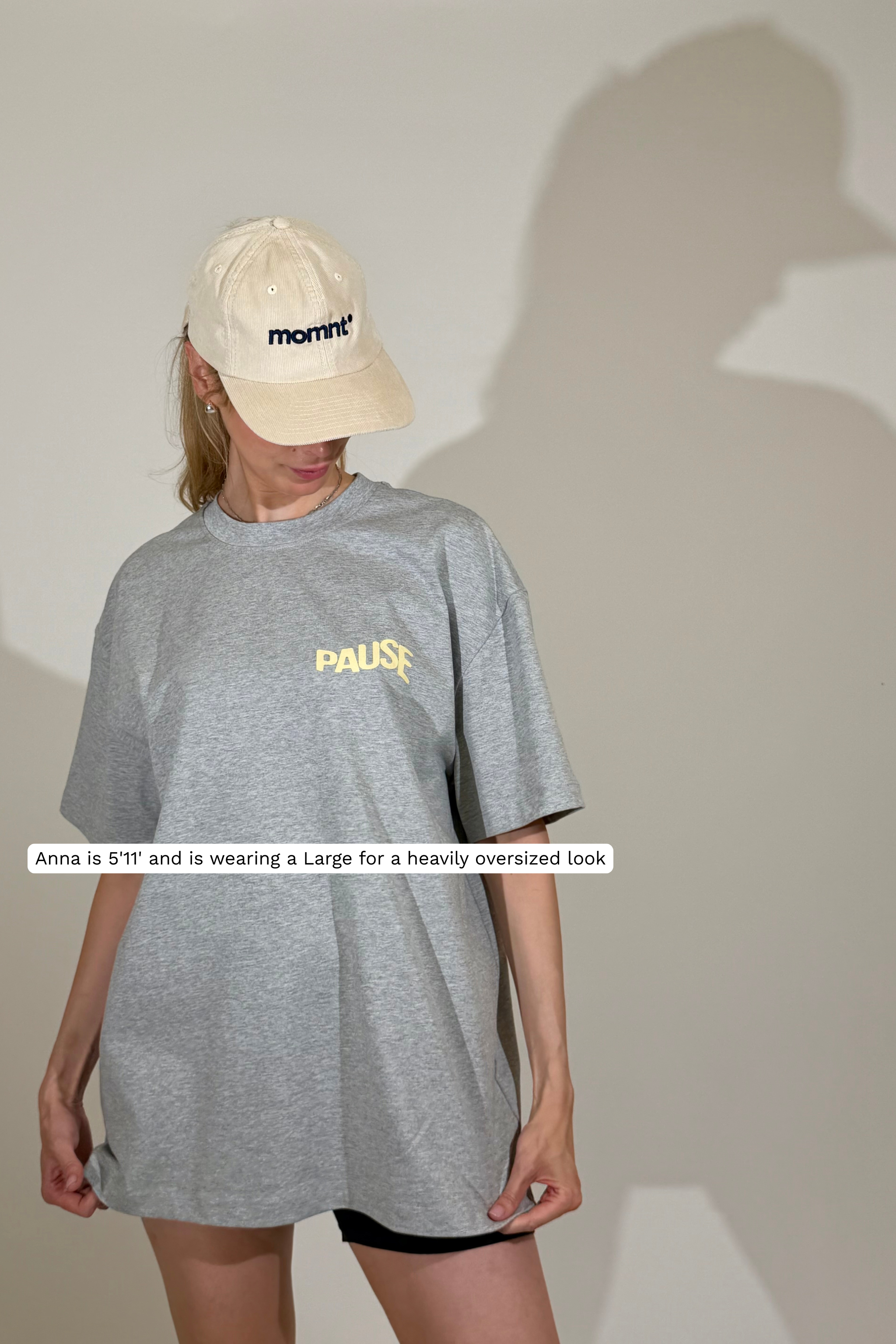 Pause Heavyweight Oversized Graphic T-Shirt