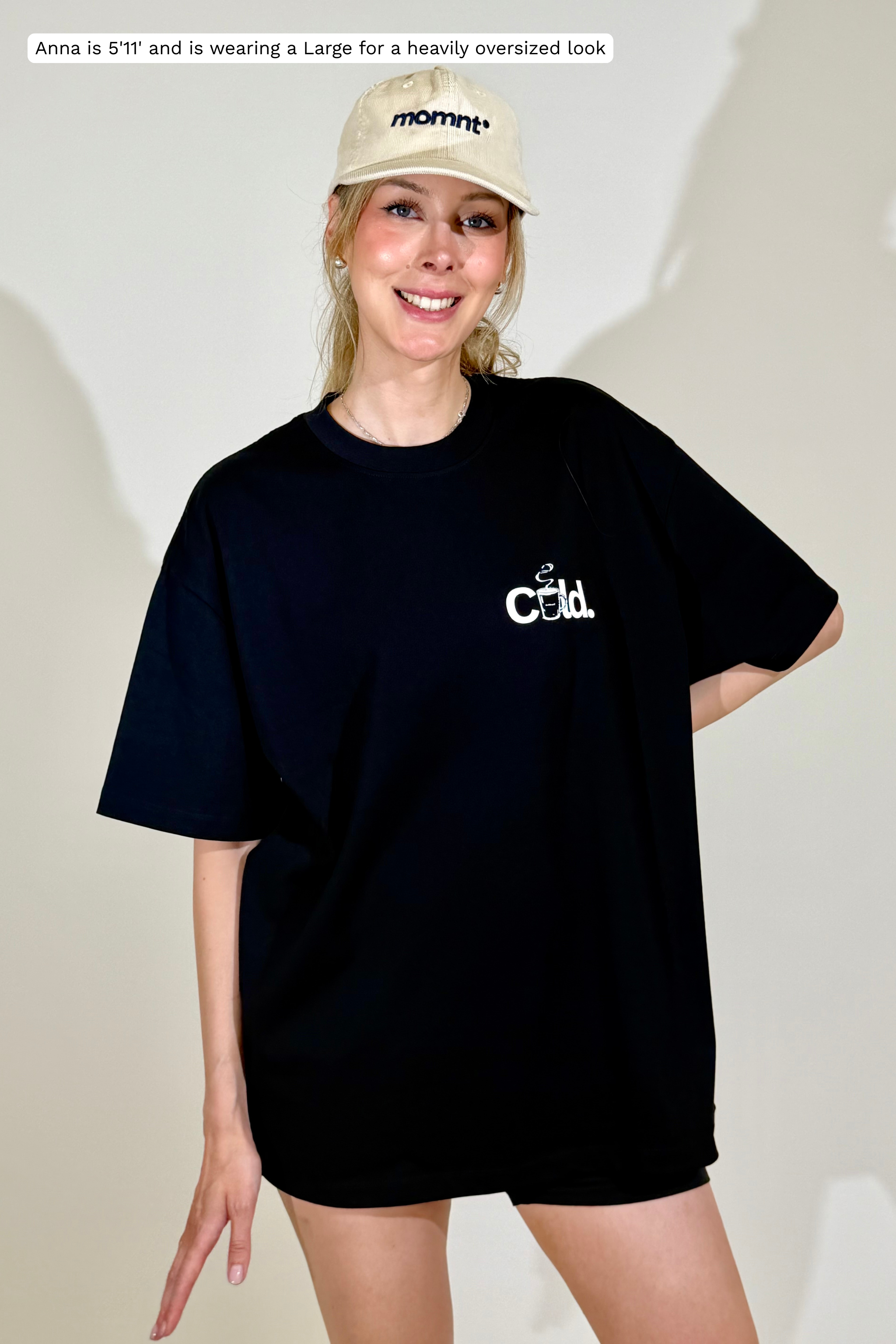 Before It Gets Cold Heavyweight Oversized Graphic T-Shirt