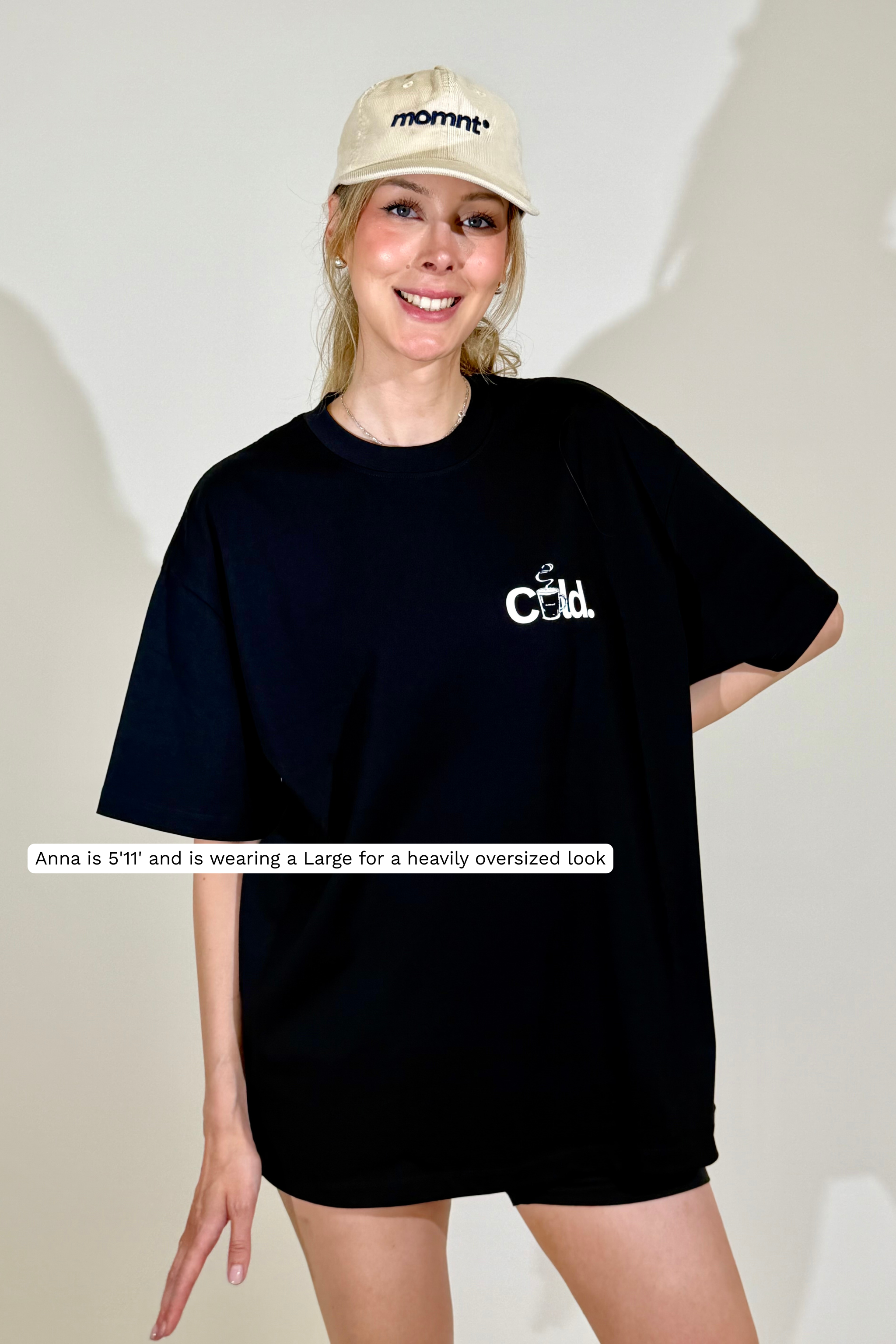 Before It Gets Cold Heavyweight Oversized Graphic T-Shirt