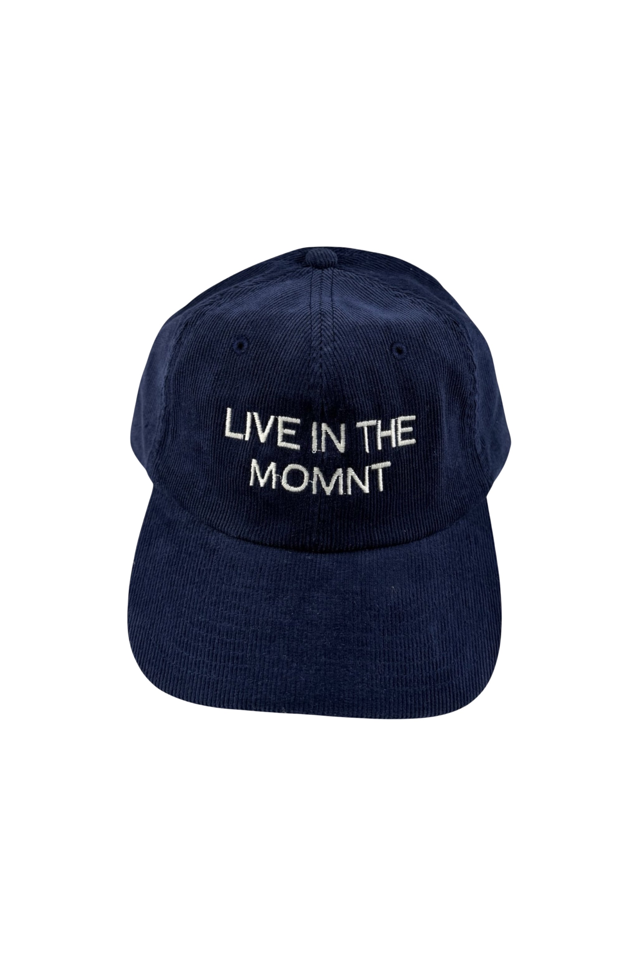 Navy Corduroy Cap | LIVE IN THE MOMNT