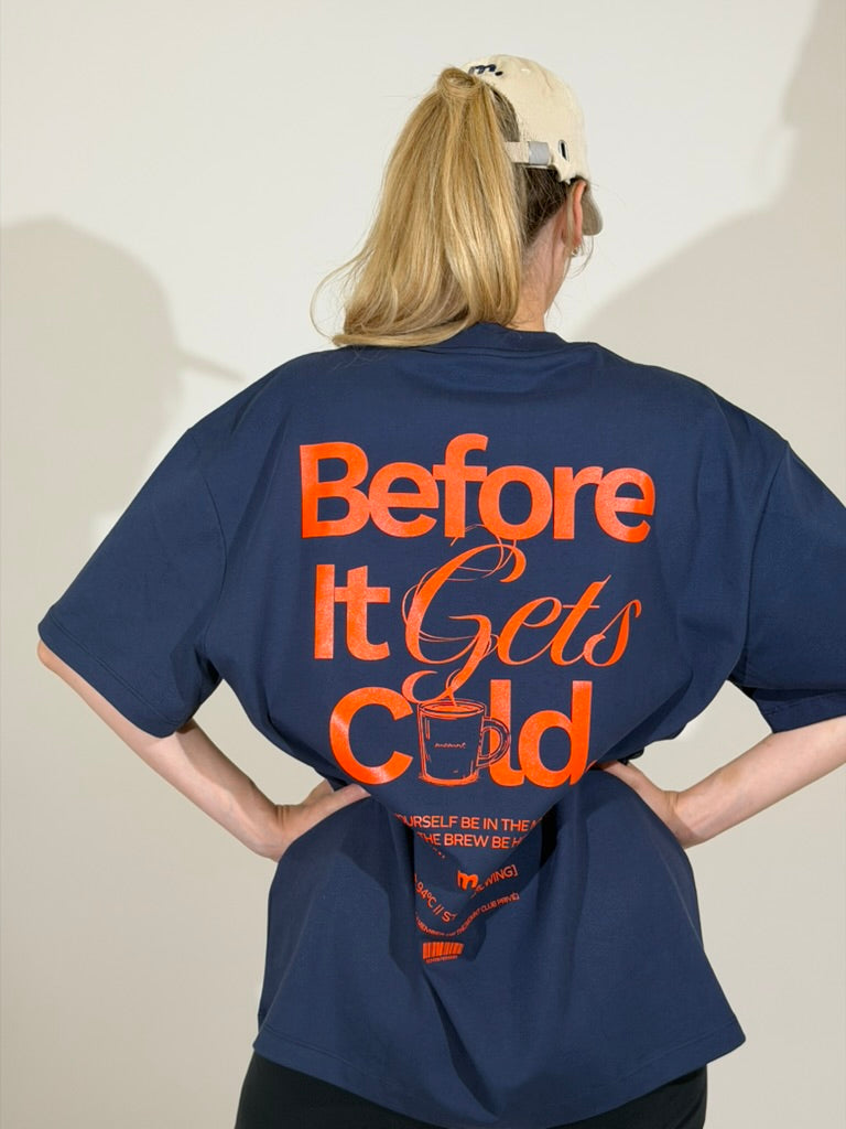 Before It Gets Cold Heavyweight Oversized Graphic T-Shirt