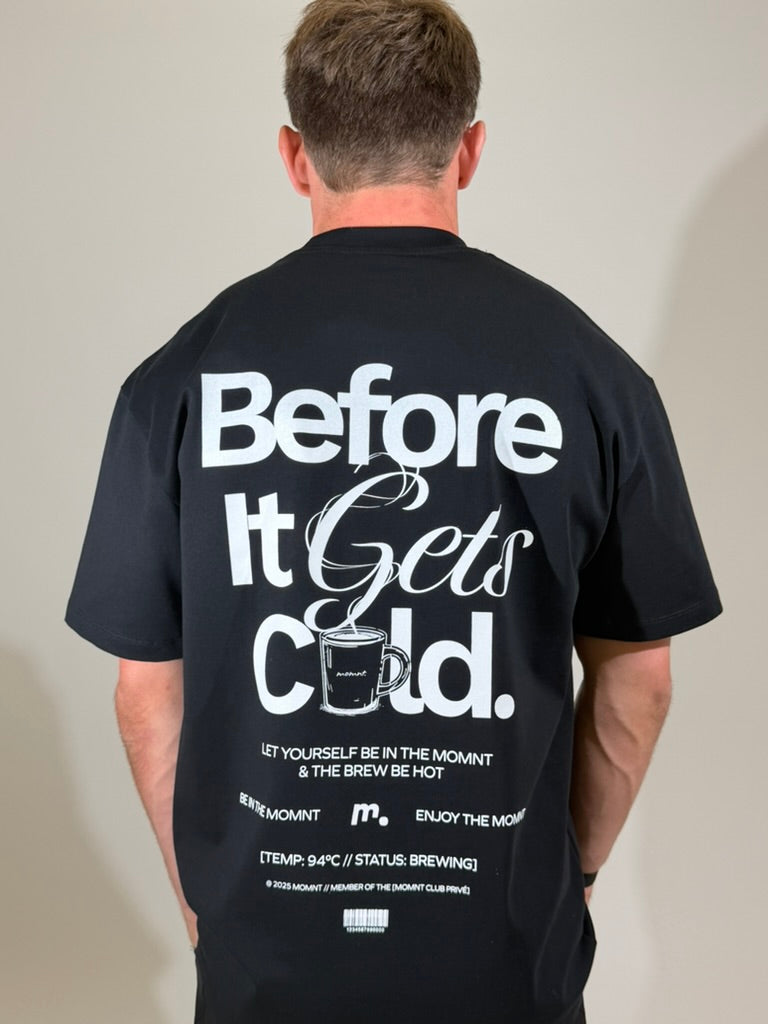 Before It Gets Cold Heavyweight Oversized Graphic T-Shirt