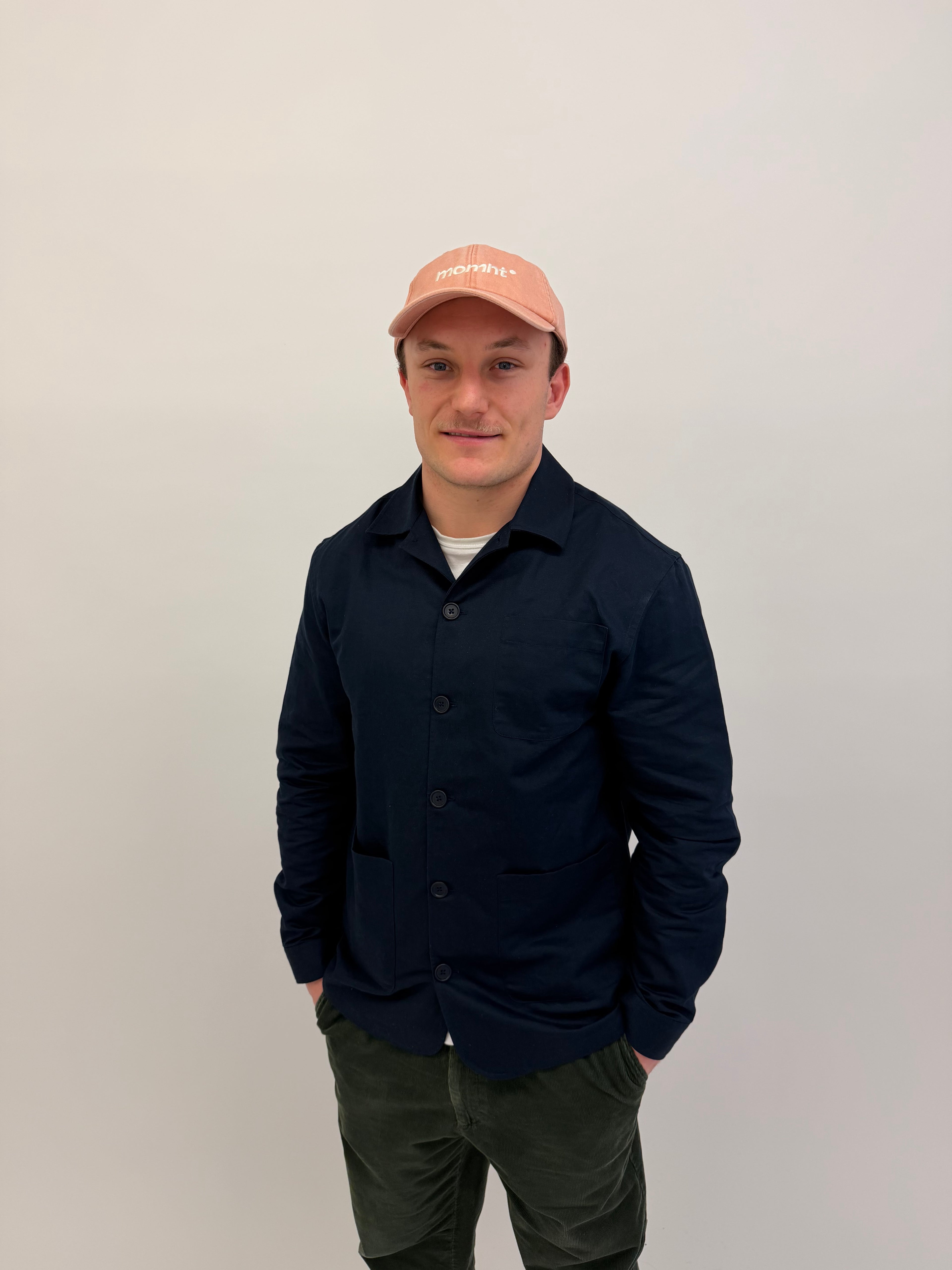 MOMNT Vintage Peach Baseball Cap "MOMNT"