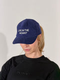 Navy Corduroy Cap | LIVE IN THE MOMNT