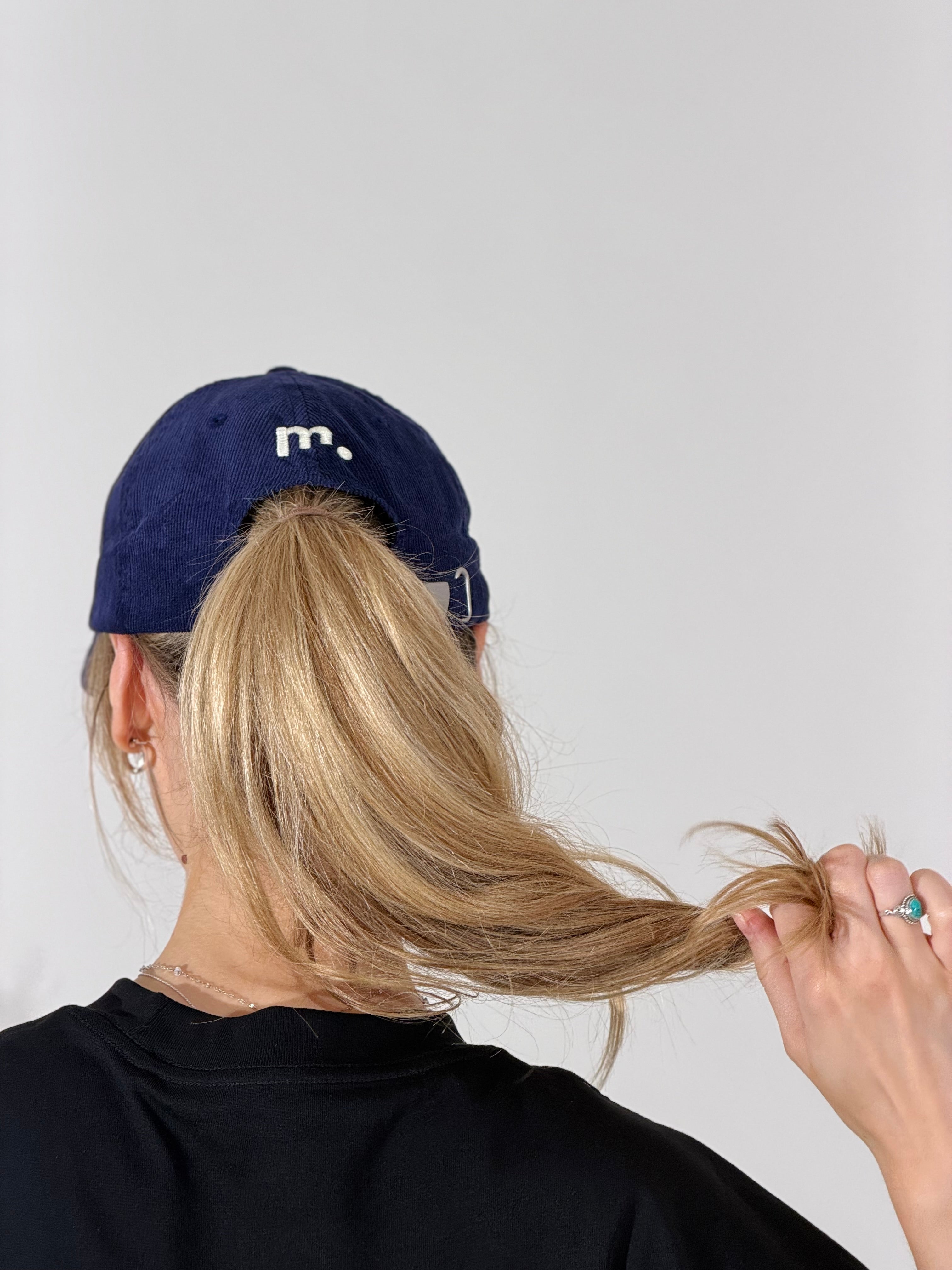 Navy Corduroy Cap | LIVE IN THE MOMNT