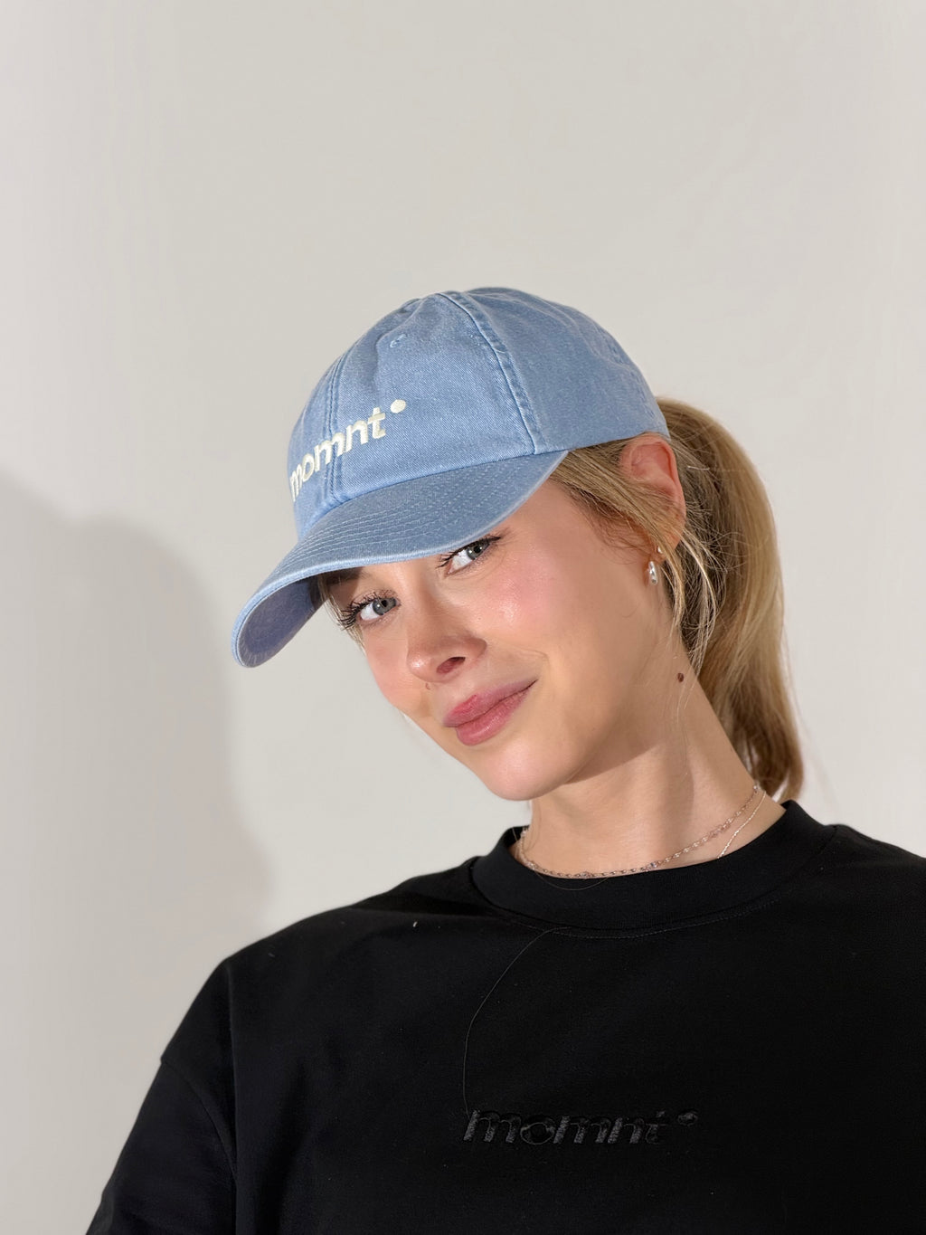 Vintage Light Blue Baseball Cap | MOMNT