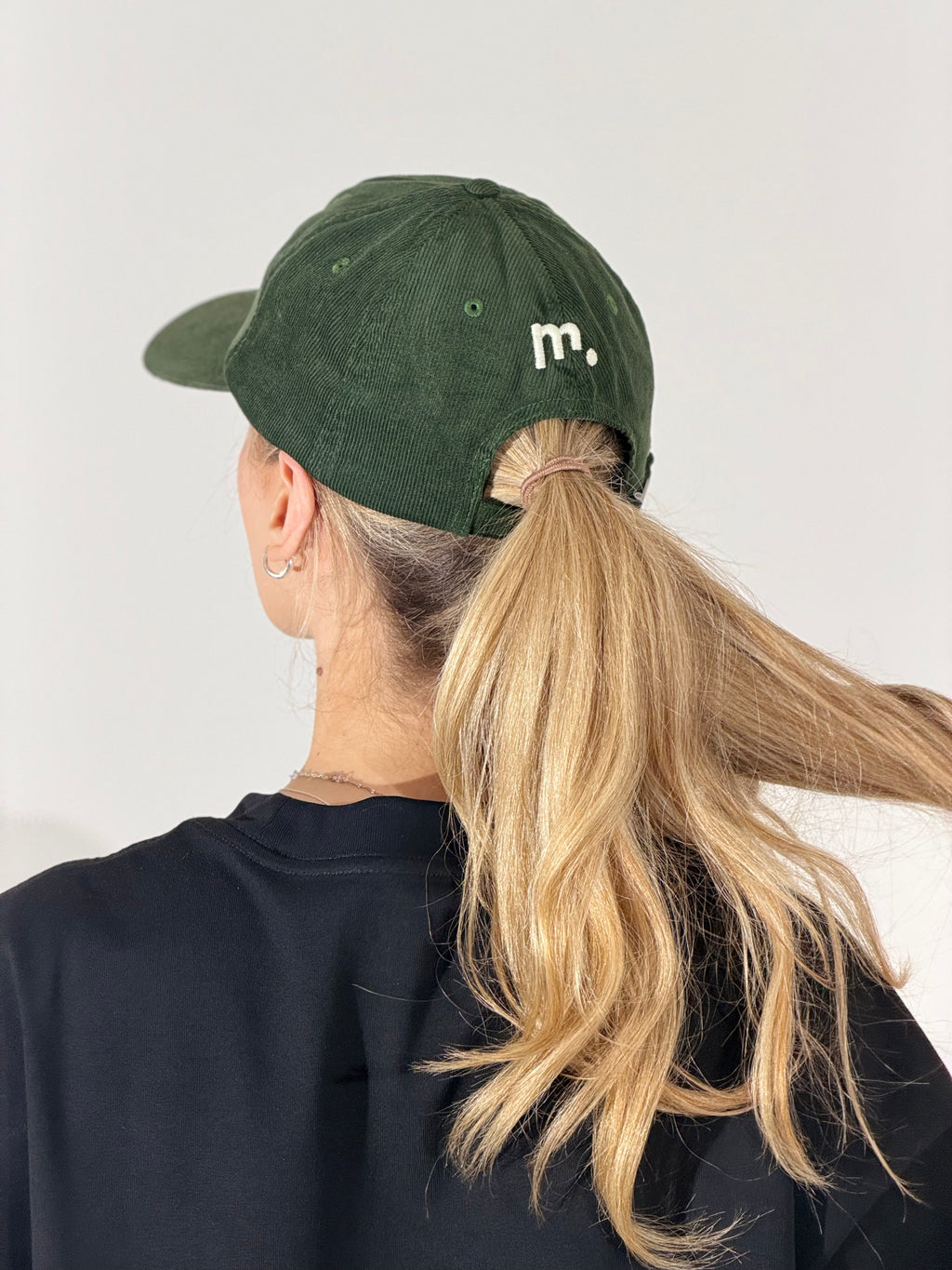 Olive Corduroy Cap | LIVE IN THE MOMNT