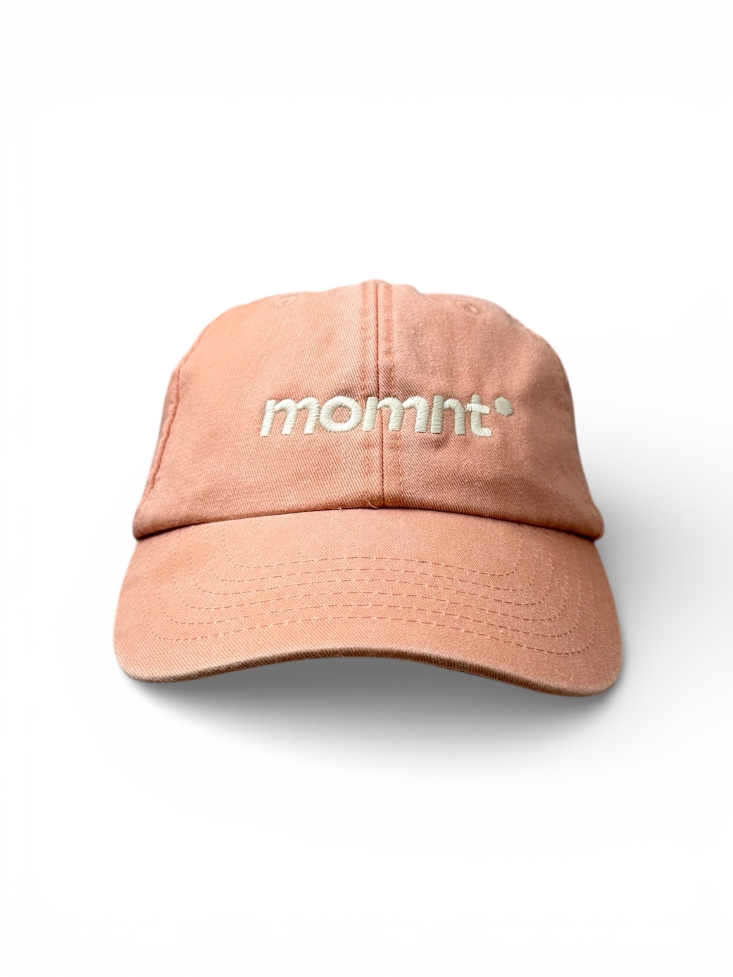 MOMNT Vintage Peach Baseball Cap "MOMNT"