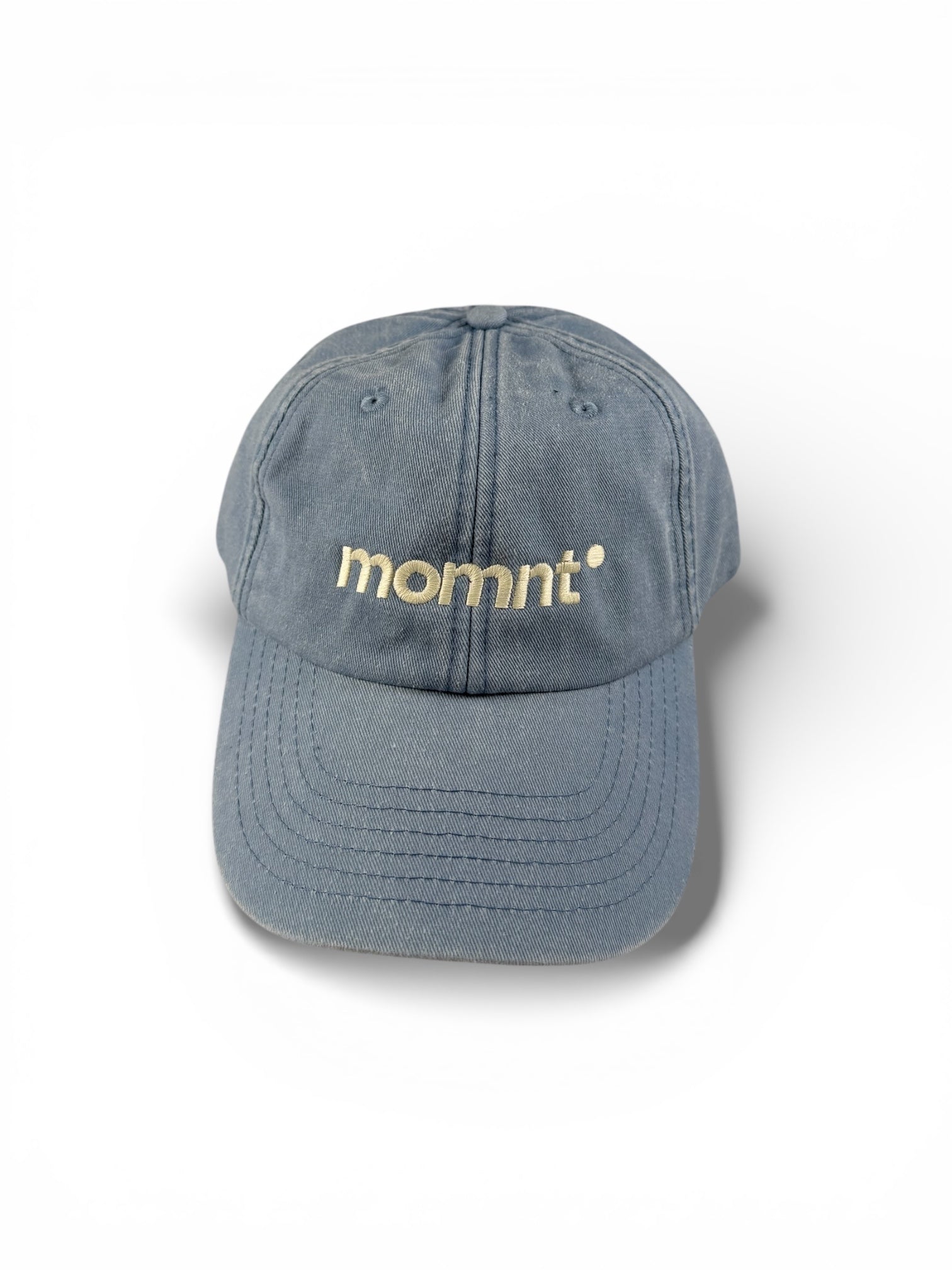 MOMNT Vintage Light Blue Baseball Cap "MOMNT"